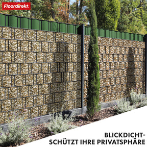 PVC-Sichtschutzstreifen | Für Gittermatten-Zäune | Effektiver Sichtschutz