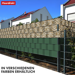 PVC-Sichtschutzstreifen | Für Gittermatten-Zäune | Effektiver Sichtschutz