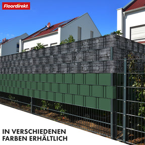 PVC-Sichtschutzstreifen | Für Gittermatten-Zäune | Effektiver Sichtschutz