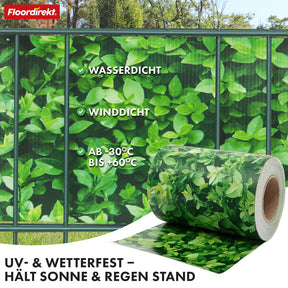 PVC-Sichtschutzstreifen | Für Gittermatten-Zäune | Effektiver Sichtschutz
