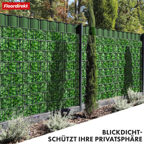 PVC-Sichtschutzstreifen | Für Gittermatten-Zäune | Effektiver Sichtschutz