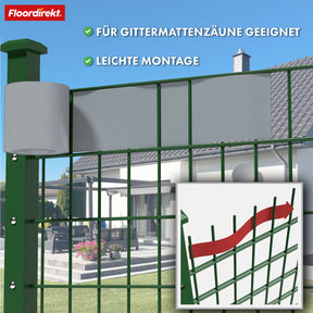 PVC-Sichtschutzstreifen | Für Gittermatten-Zäune | Effektiver Sichtschutz