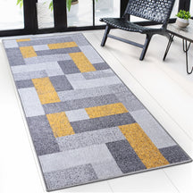 Teppich-Läufer nach Maß | New York | Rutschhemmend mit Gel-Rücken | Modernes Design in verschiedene Farben