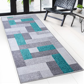 Teppich-Läufer nach Maß | New York | Rutschhemmend mit Gel-Rücken | Modernes Design in verschiedene Farben