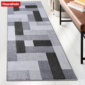 Teppich-Läufer nach Maß | New York | Rutschhemmend mit Gel-Rücken | Modernes Design in verschiedene Farben