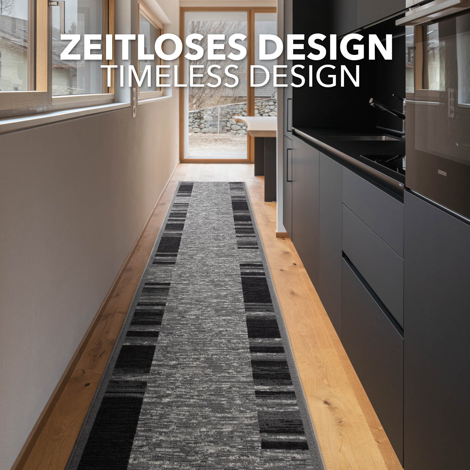 Teppich-Läufer auf Maß | Navona | Breite: 80 cm