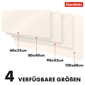 Schreibtischunterlage | Nero | Pflegeleichtes, weiches Kunstleder | Verfügbar in zahlreichen Farben und Größen