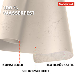 Schreibtischunterlage | Nero | Pflegeleichtes, weiches Kunstleder | Verfügbar in zahlreichen Farben und Größen