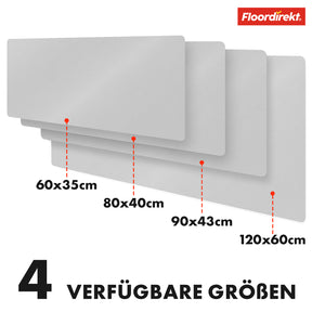 Schreibtischunterlage | Nero | Pflegeleichtes, weiches Kunstleder | Verfügbar in zahlreichen Farben und Größen