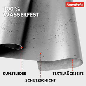 Schreibtischunterlage | Nero | Pflegeleichtes, weiches Kunstleder | Verfügbar in zahlreichen Farben und Größen