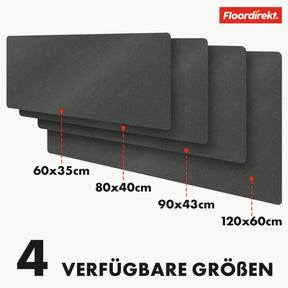 Schreibtischunterlage | Nero | Pflegeleichtes, weiches Kunstleder | Verfügbar in zahlreichen Farben und Größen