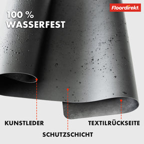 Schreibtischunterlage | Nero | Pflegeleichtes, weiches Kunstleder | Verfügbar in zahlreichen Farben und Größen