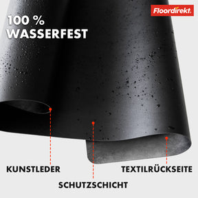 Schreibtischunterlage | Nero | Pflegeleichtes, weiches Kunstleder | Verfügbar in zahlreichen Farben und Größen