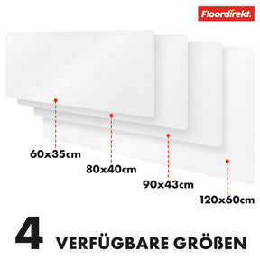 Schreibtischunterlage | Nero | Pflegeleichtes, weiches Kunstleder | Verfügbar in zahlreichen Farben und Größen