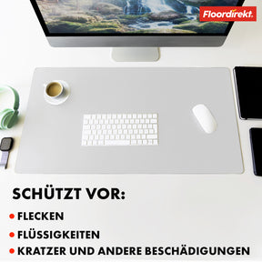Schreibtischunterlage | Nero | Pflegeleichtes, weiches Kunstleder | Verfügbar in zahlreichen Farben und Größen