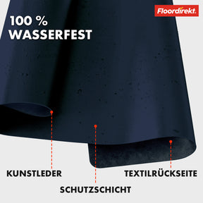 Schreibtischunterlage | Nero | Pflegeleichtes, weiches Kunstleder | Verfügbar in zahlreichen Farben und Größen
