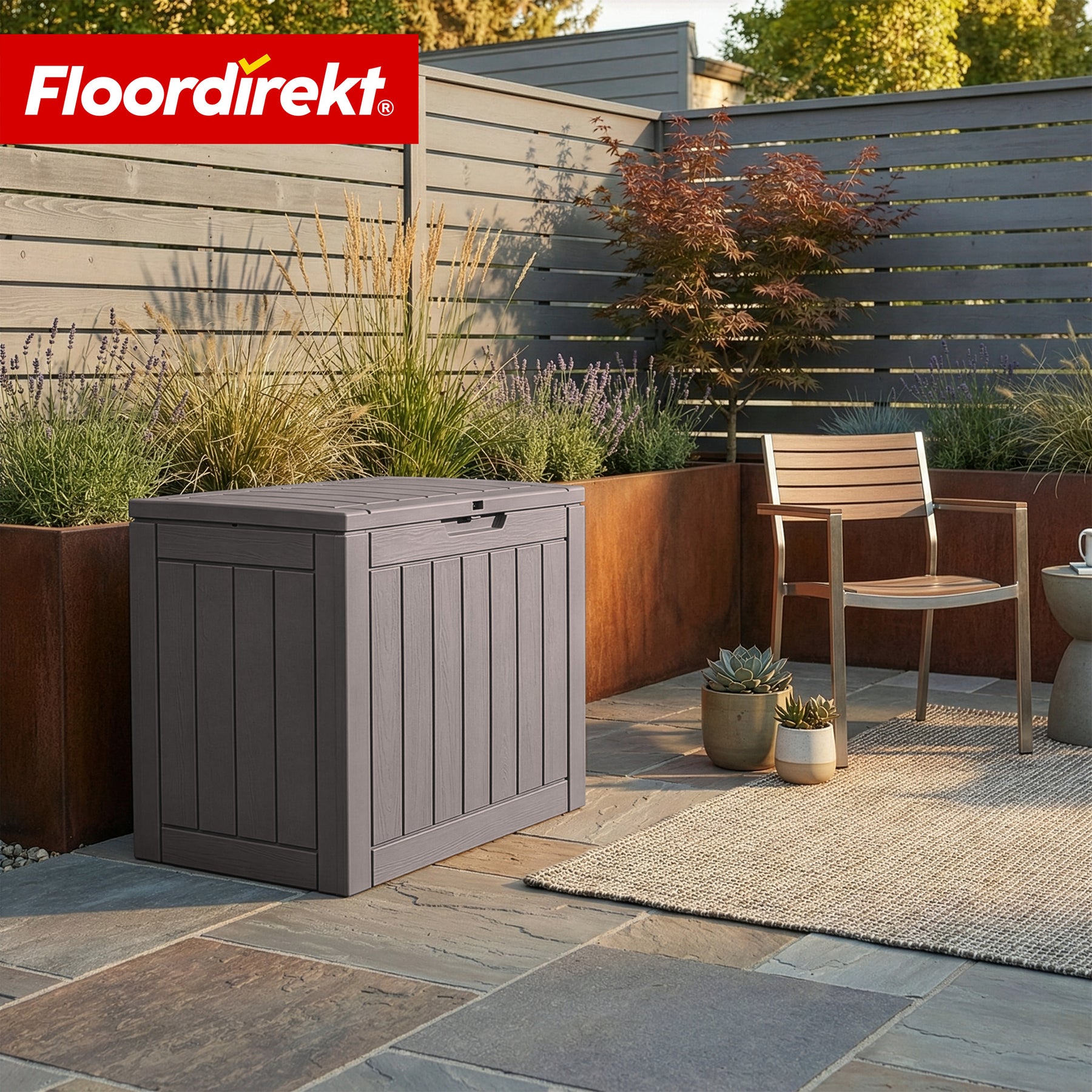 Gartenbox in Holz-Optik