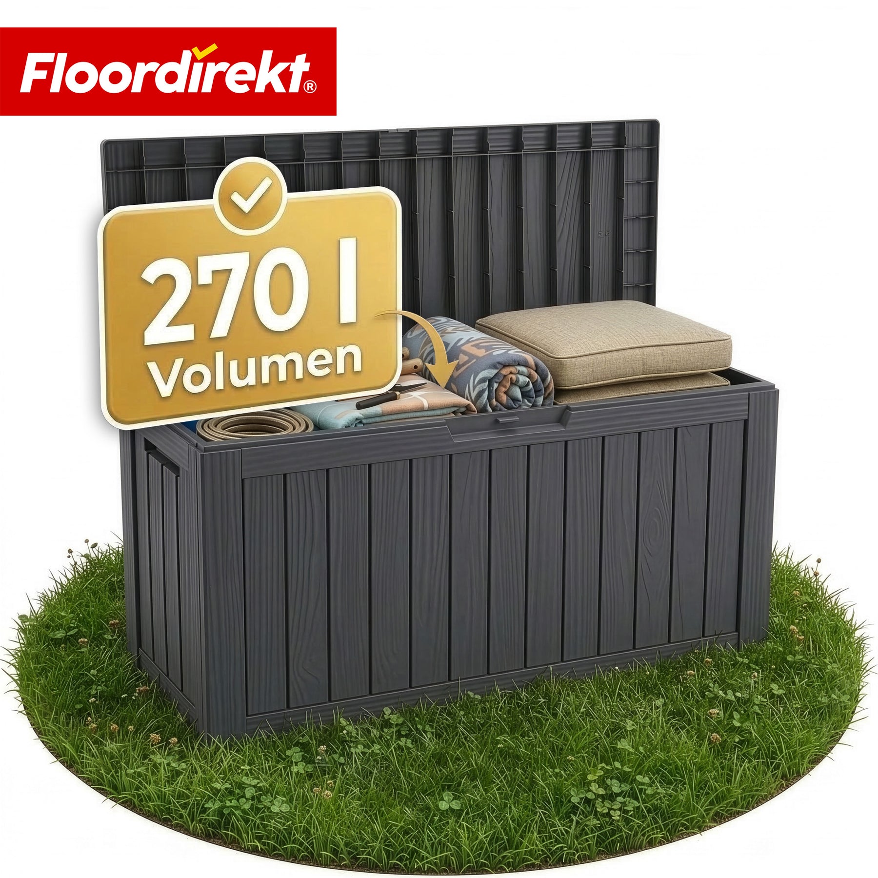 Gartenbox in Holz-Optik