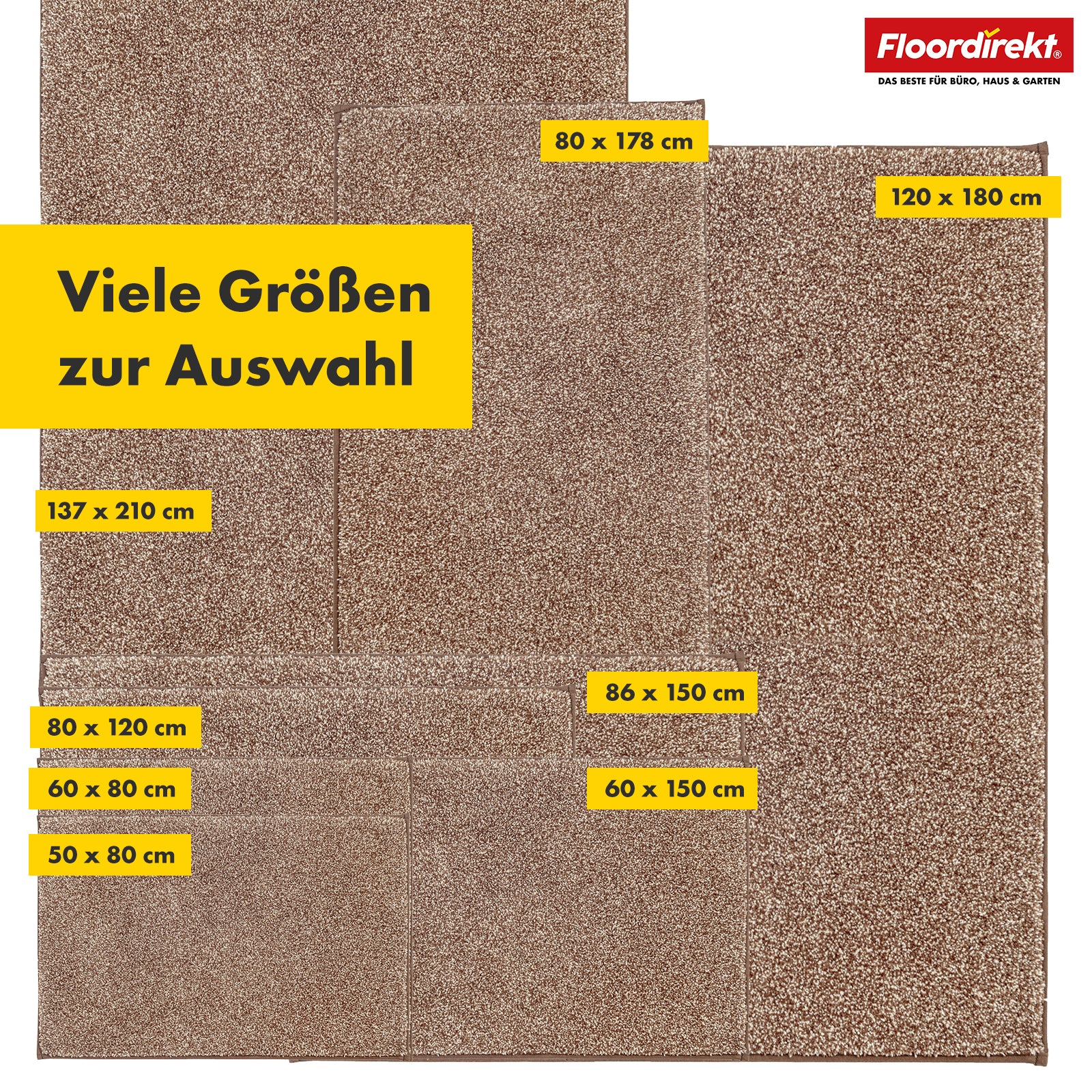 Badematte | Nasa | Weiche und langlebige Badvorlage, verstärkte Kanten, wasserabsorbierend und pflegeleicht | In verschiedenen Farben und Größen