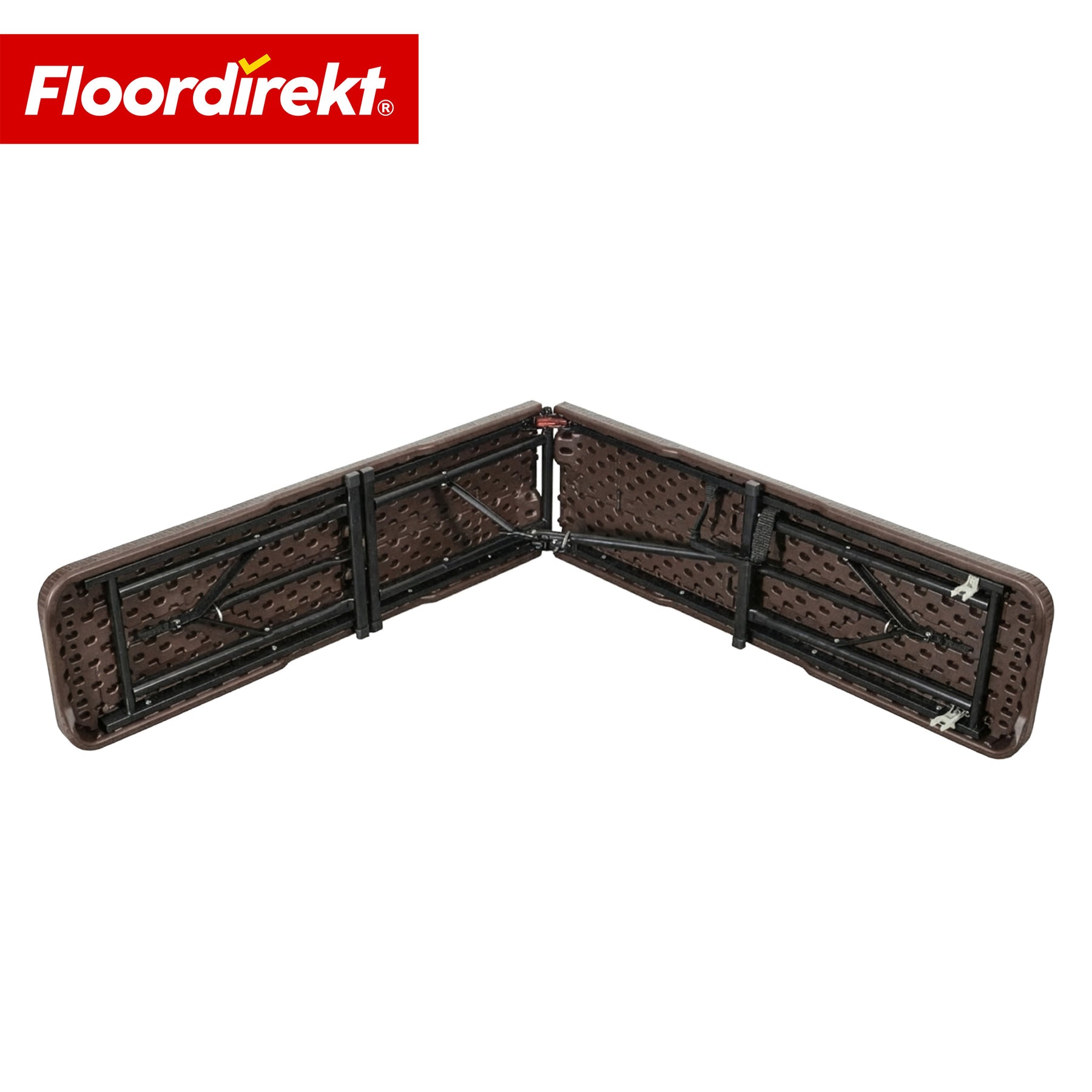 Gartenbank | Kagawa | Klappbare, wetterfeste Sitzbank 183 cm in Braun für Garten, Balkon & Events