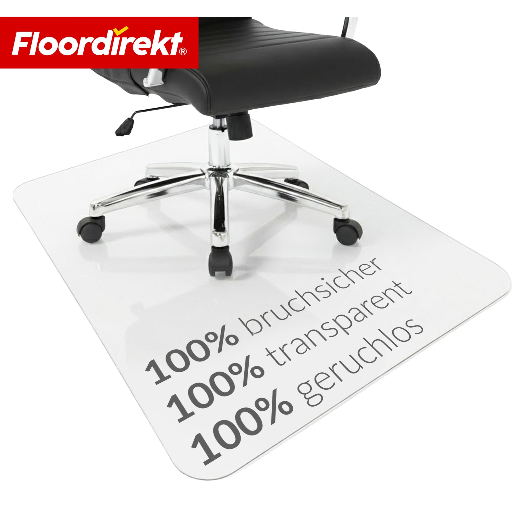 Fußbodenschutzmatte - Transparent, Kunststoff, Durchmesser: 60 cm online kaufen bei Fußbodenschutzmatte - Transparent, Kunststoff, Durchmesser: 60 cm online kaufen bei