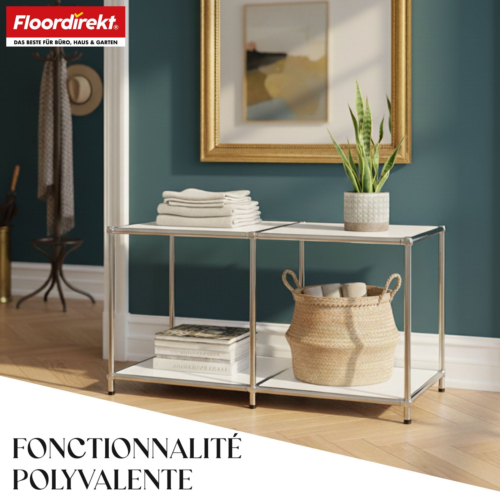 Metallregal | Concept Epure MK-016 | Sideboard & Ablageregal mit offenen Flächen | In mehreren Farben erhältlich