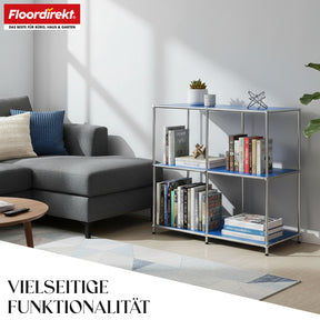 Metallregal | Concept Epure MK-027 | Offenes 3-stöckiges Sideboard & Ablageregal | In mehreren Farben erhältlich