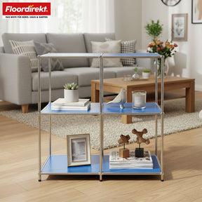 Metallregal | Concept Epure MK-027 | Offenes 3-stöckiges Sideboard & Ablageregal | In mehreren Farben erhältlich