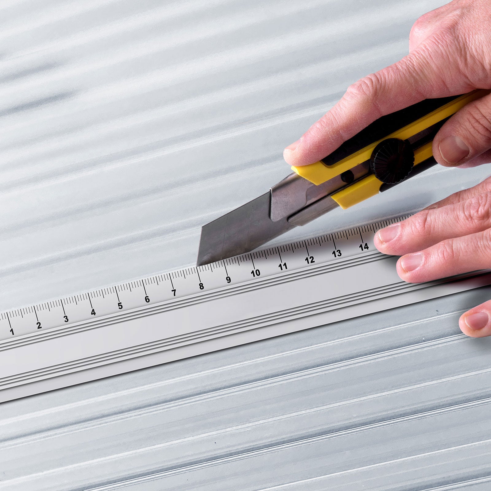 Doppelstegplatte | 60,5 x 121 cm | Polycarbonat | Für Gewächshaus & Überdachung