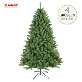 Künstlicher Weihnachtsbaum | Evergreen | Dichte Fichtenoptik mit Metallständer | 150–240 cm