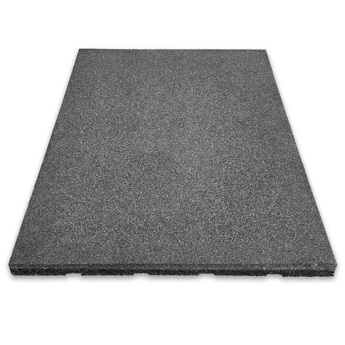 Fallschutzmatte | Play Protect | Rutschfester, robuster Gummi-Bodenschutz | Verschiedene Stärken & Farben | 50 x 50 cm