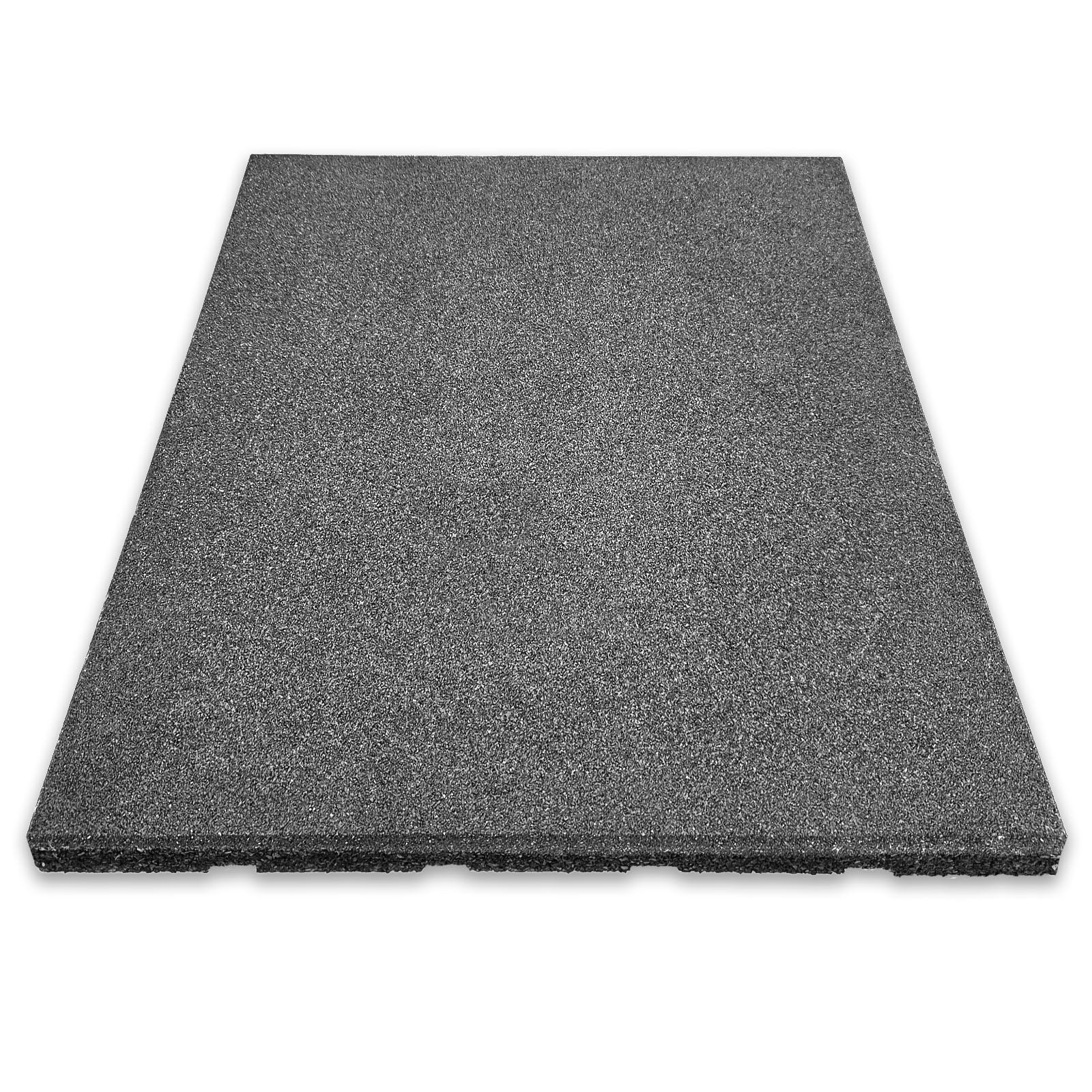 Fallschutzmatte | Play Protect | Rutschfester, robuster Gummi-Bodenschutz | Verschiedene Stärken & Farben | 50 x 50 cm