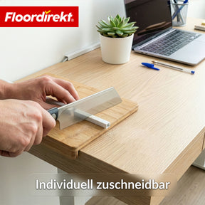 Kabelkanal | Oskar | Selbstklebende Kabelleiste 10 x 1 m | Kabelabdeckung Weiß für TV, Wand & Schreibtisch