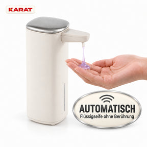 Automatischer Flüssigseifenspender | Liora | Berührungsloser Seifenspender mit Sensor, USB-C-Akku & Edelstahl | 250 ml