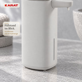 Automatischer Flüssigseifenspender | Liora | Berührungsloser Seifenspender mit Sensor, USB-C-Akku & Edelstahl | 250 ml