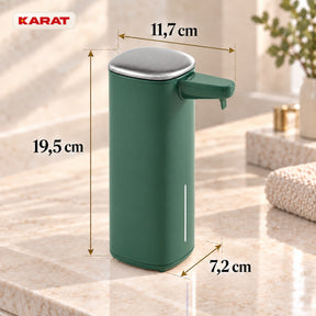 Automatischer Flüssigseifenspender | Liora | Berührungsloser Seifenspender mit Sensor, USB-C-Akku & Edelstahl | 250 ml