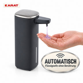 Automatischer Flüssigseifenspender | Liora | Berührungsloser Seifenspender mit Sensor, USB-C-Akku & Edelstahl | 250 ml