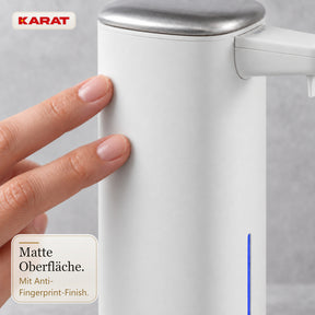 Automatischer Schaumseifenspender | Liora | Berührungsloser Seifenspender mit Sensor, USB-C-Akku & Edelstahl | 250 ml