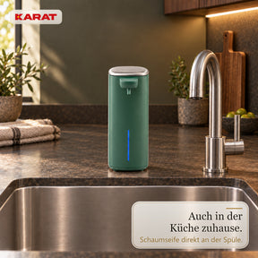 Automatischer Schaumseifenspender | Liora | Berührungsloser Seifenspender mit Sensor, USB-C-Akku & Edelstahl | 250 ml