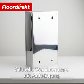 Medizinschrank | Allen | Abschließbarer Arzneischrank aus Edelstahl oder weiß pulverbeschichtet | Medikamentenschrank mit Glastür