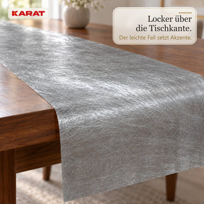 Tischläufer | Monarch | Dekovlies mit Metallic-Schimmer | 30 cm x 25 m Rolle | 13 Farben