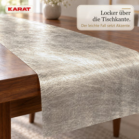 Tischläufer | Monarch | Dekovlies mit Metallic-Schimmer | 30 cm x 25 m Rolle | 13 Farben