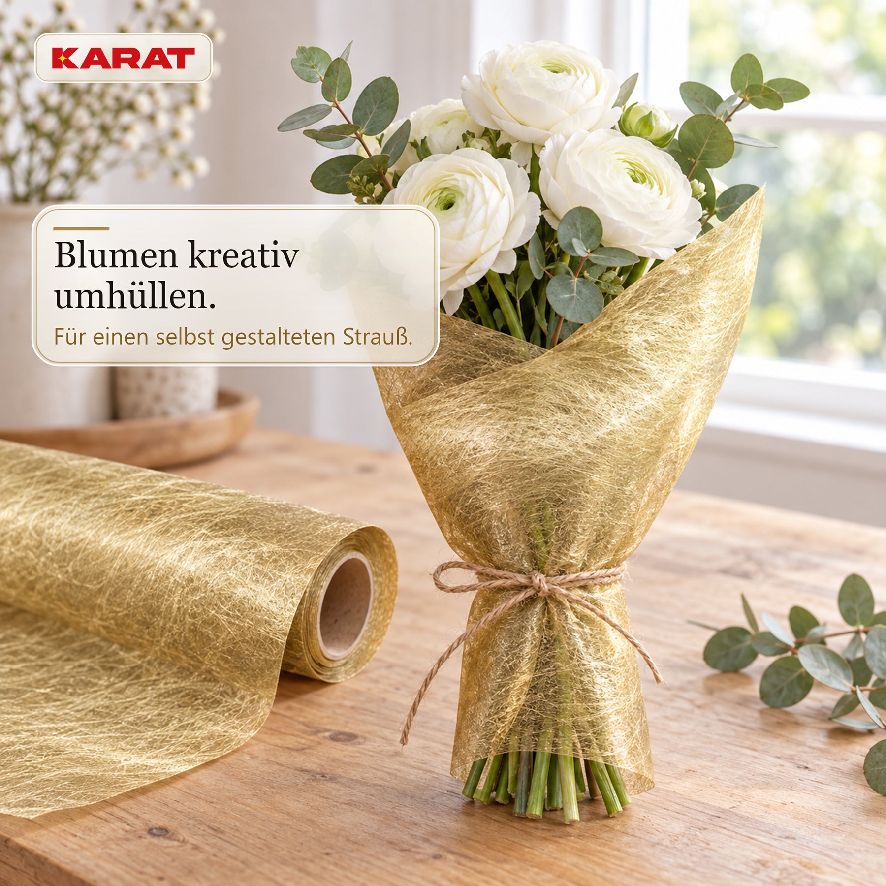 Tischläufer | Monarch | Dekovlies mit Metallic-Schimmer | 30 cm x 25 m Rolle | 13 Farben