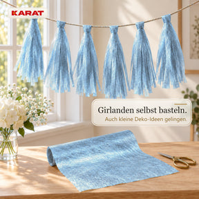 Tischläufer | Monarch | Dekovlies mit Metallic-Schimmer | 30 cm x 25 m Rolle | 13 Farben