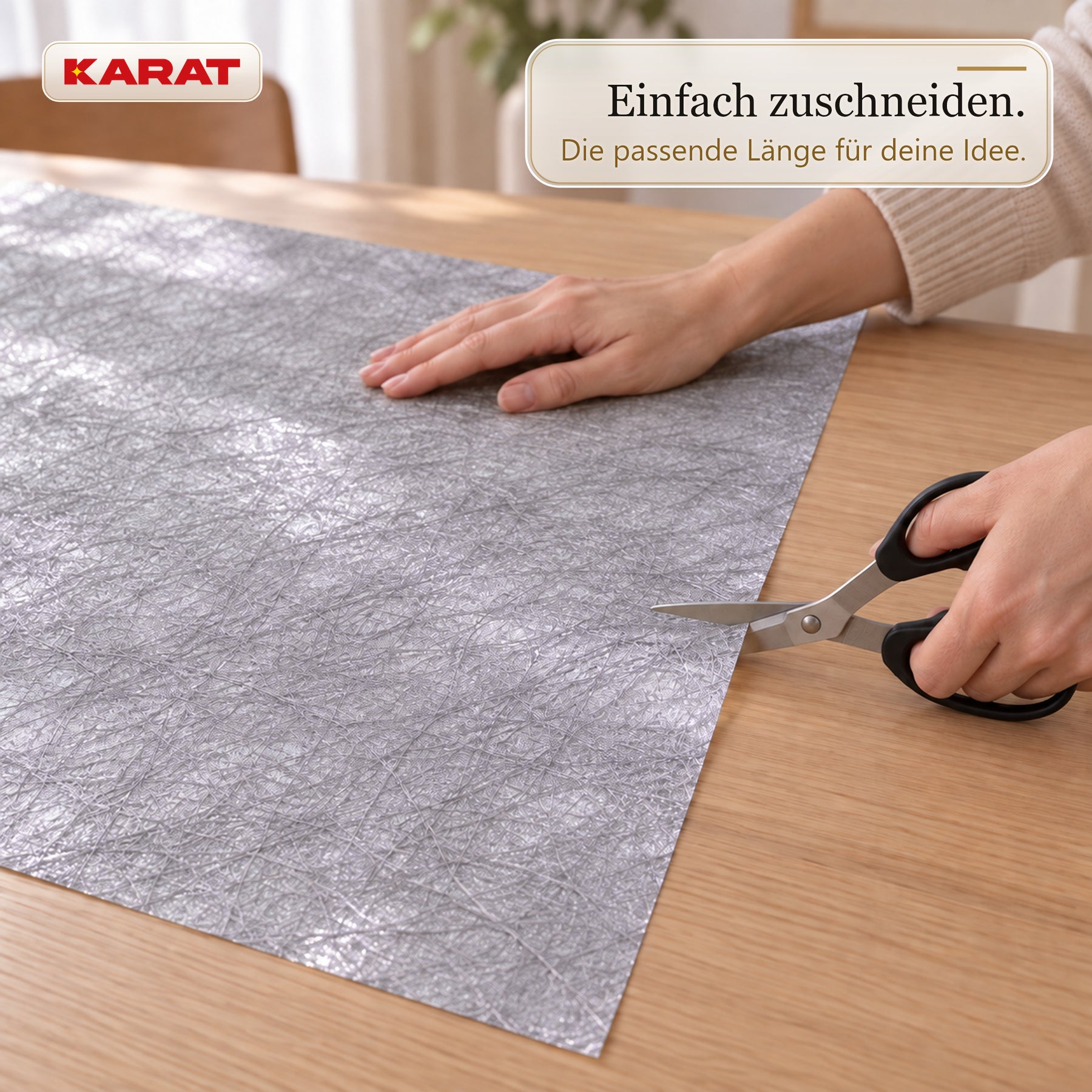 Tischläufer | Monarch | Dekovlies mit Metallic-Schimmer | 30 cm x 25 m Rolle | 13 Farben