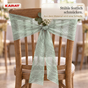 Tischläufer | Monarch | Dekovlies mit Metallic-Schimmer | 30 cm x 25 m Rolle | 13 Farben