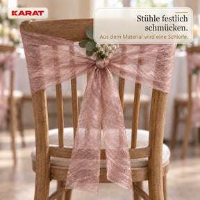 Tischläufer | Monarch | Dekovlies mit Metallic-Schimmer | 30 cm x 25 m Rolle | 13 Farben