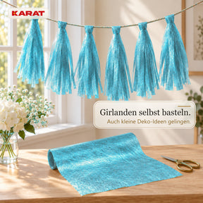 Tischläufer | Monarch | Dekovlies mit Metallic-Schimmer | 30 cm x 25 m Rolle | 13 Farben