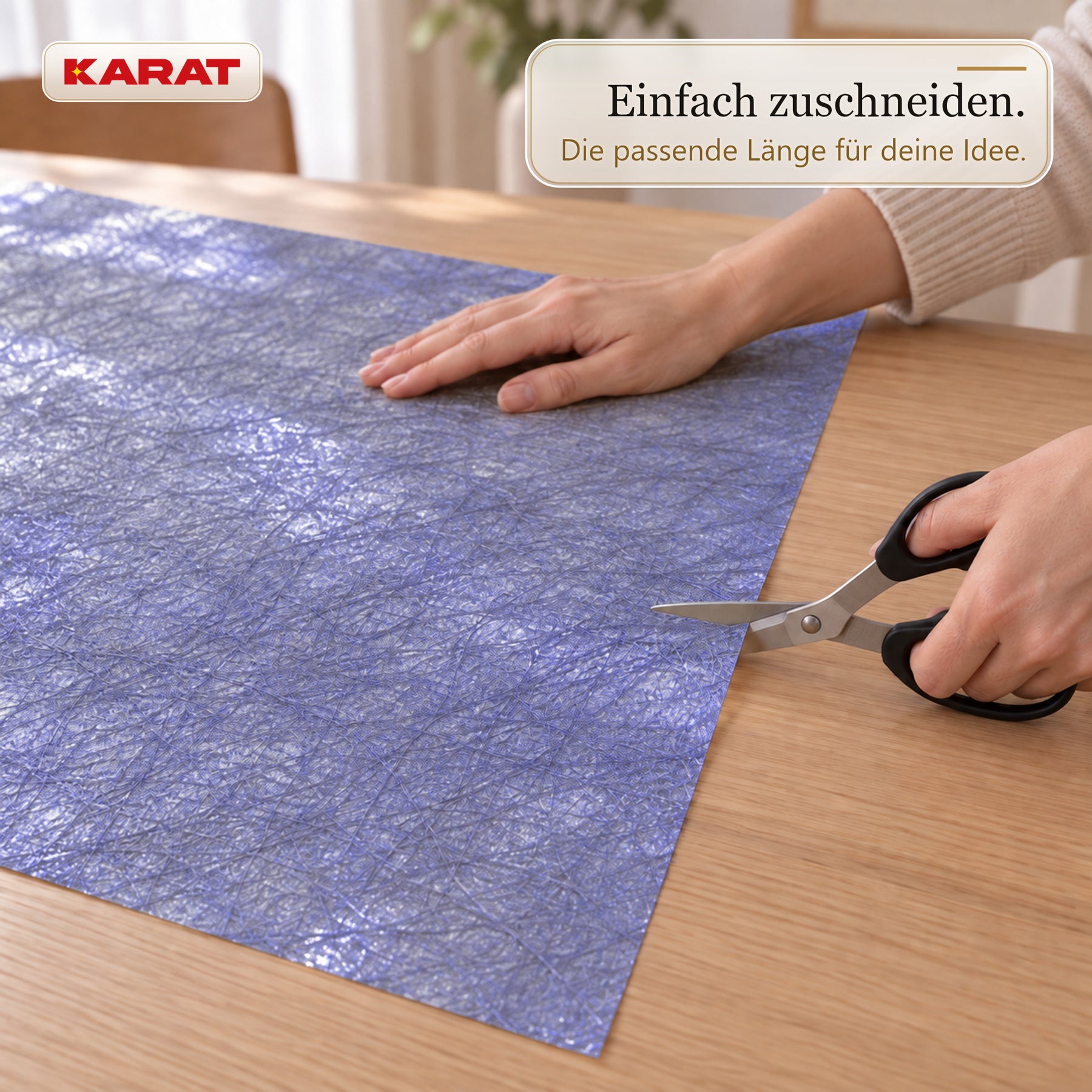 Tischläufer | Monarch | Dekovlies mit Metallic-Schimmer | 30 cm x 25 m Rolle | 13 Farben