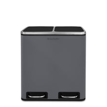 Mülleimer Felix aus Edelstahl | Trennsystem | Mit Schließdämpfer